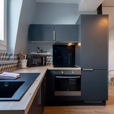 Lille Gares - Duplex Avec Parking Apartment Exterior photo